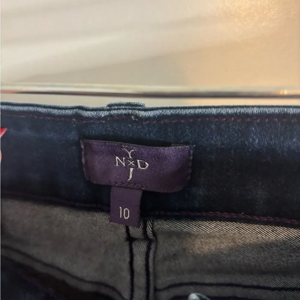 NYDJ Dark Indigo Skinny Jeans ALINA SIZE 10 EUC - Picture 3 of 4